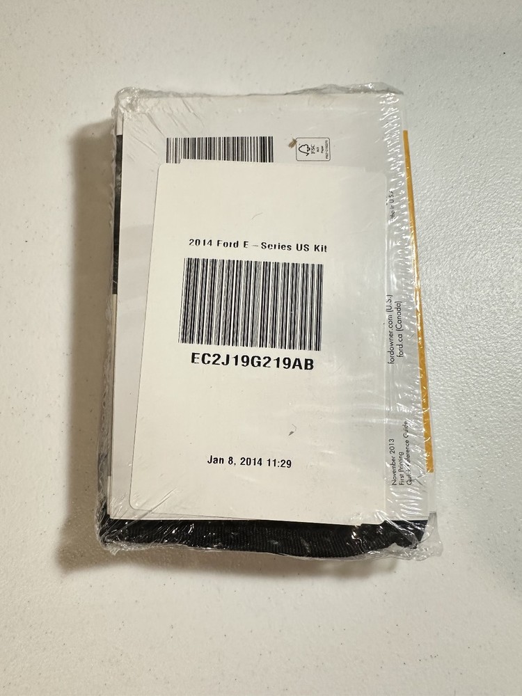 2014 Ford E-Series Owners Manual Set OEM