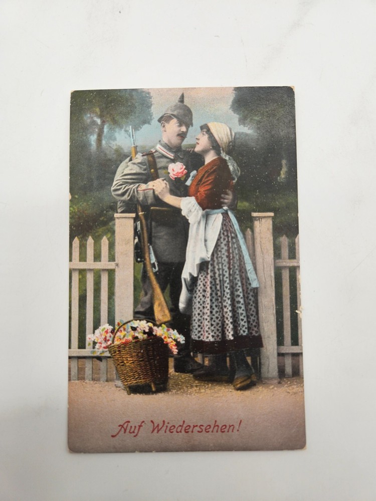 HA2034: Postcard, On Wiedersehen