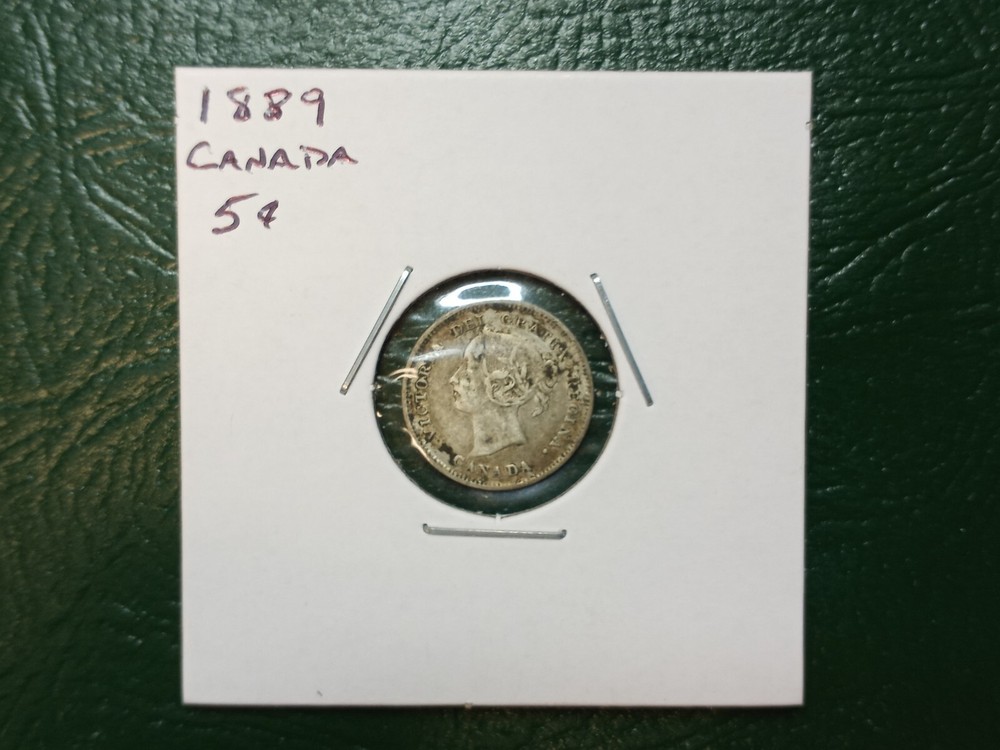 1889 Canada 5 Cents - Higher Grade