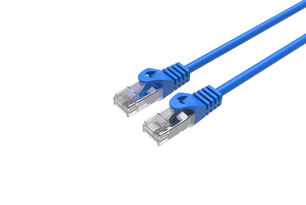 CAT6 Slim Ethernet Patch Cable Blue 15FT 50 PACK