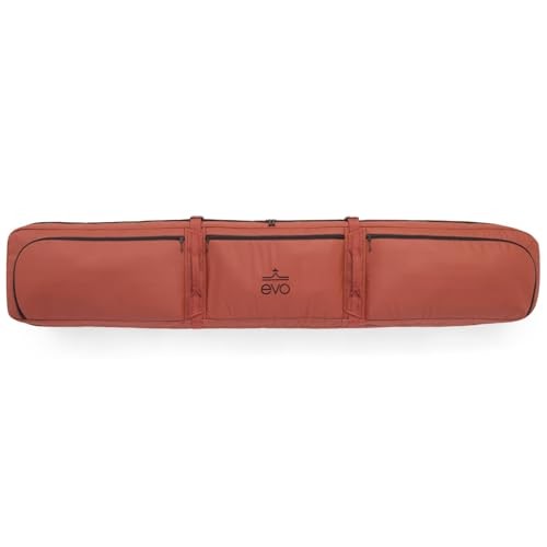 Deluxe Ski and Snowboard Roller Bag & Packing Cube - TSA Compliant - 165 Rust