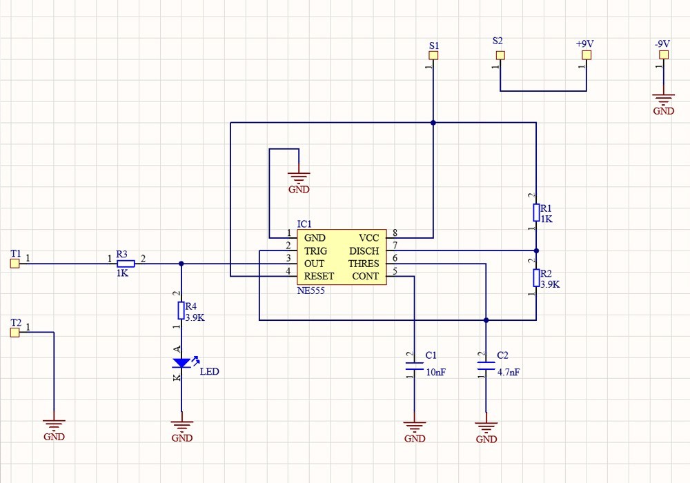 Hulda Clark Zapper, PCB board 30kHz