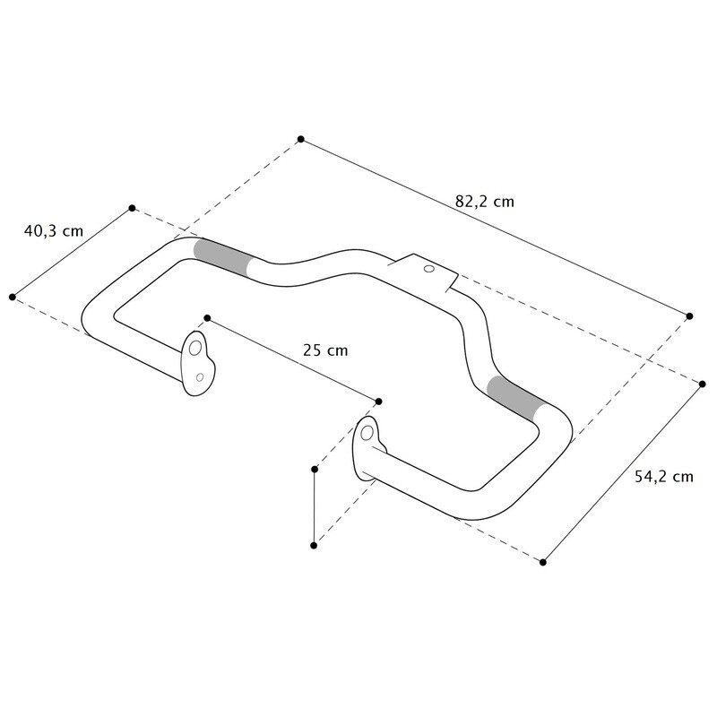Engine Guard for Harley Davidson Softail 00-17 Craftride ST1 chrome
