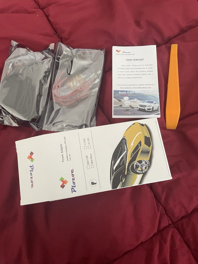 NIB Plozoe Dash Cam Hardware Kit