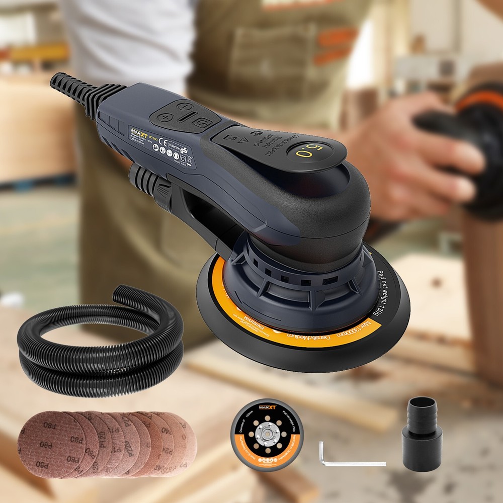 MAXXT Random Orbital Sander Brushless 350W Variable Speed 150mm (6")