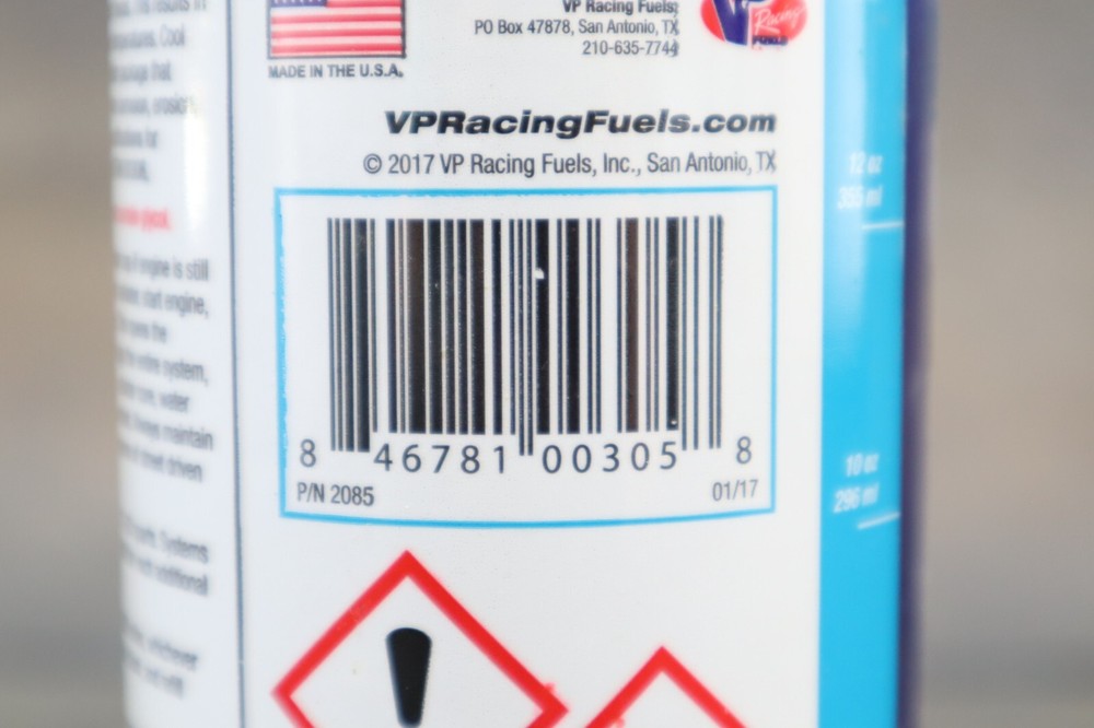 VP RACING COOL DOWN COOLANT PERFORMANCE IMPROVER 2085