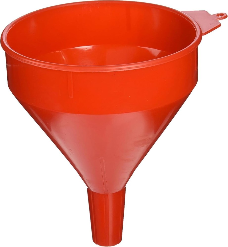 All-Purpose 2 Quart Plastic Funnel with Straining Screen for Precision Pouring