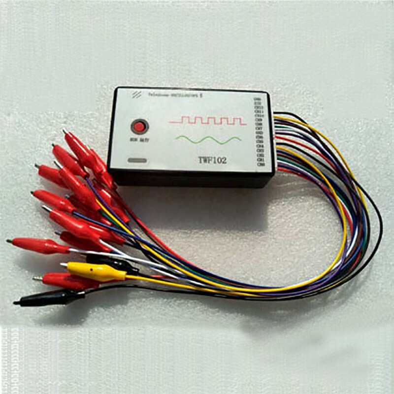 Portable Mini Logic Analyzer Oscilloscope 100KHz 2 Channel For Android Phone