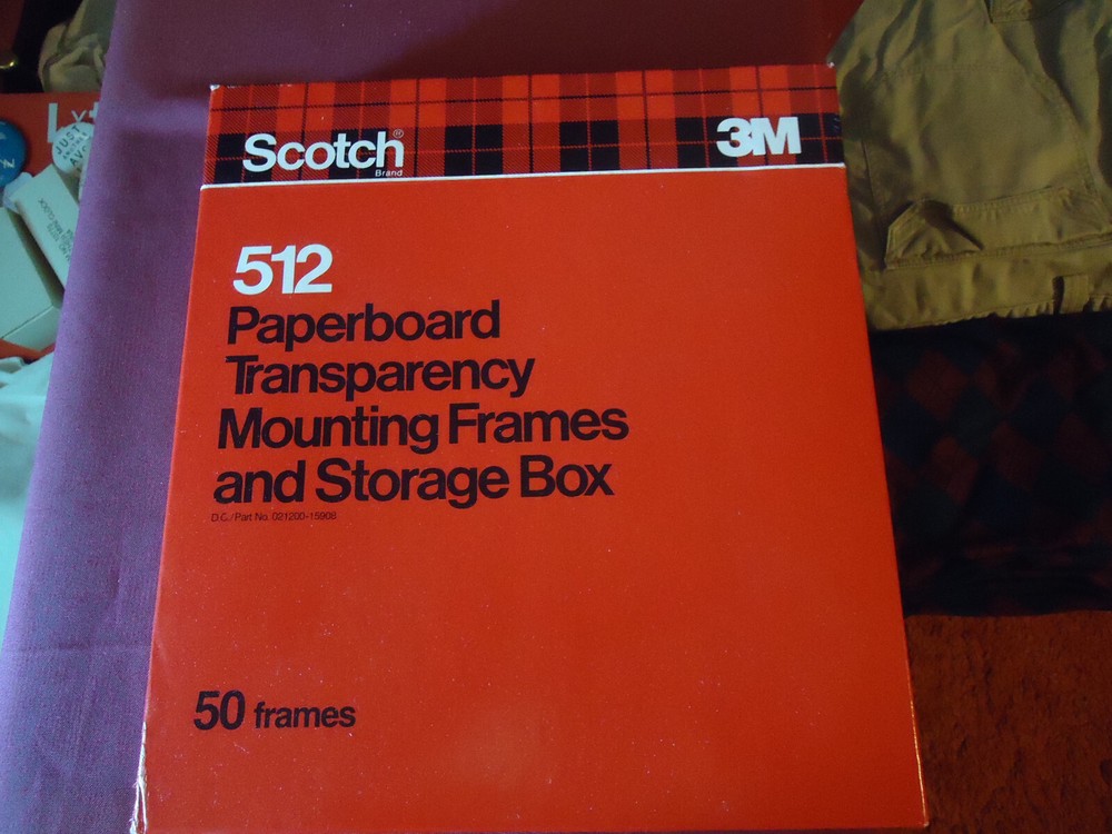 =NIB= Scotch Paperboard Transparency Mounting Frames