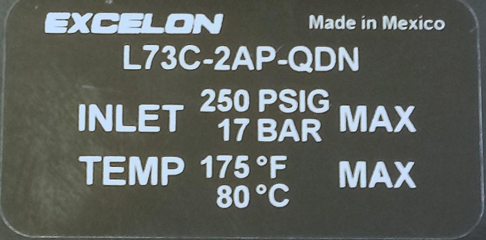 Norgren L73C-2AP-QDN EXCELON Compressed Air Lubricator