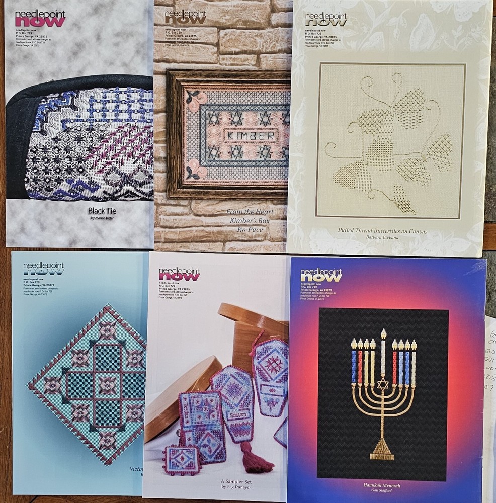 6 Needlepoint Now Magazine Issues Jan-Dec 2006