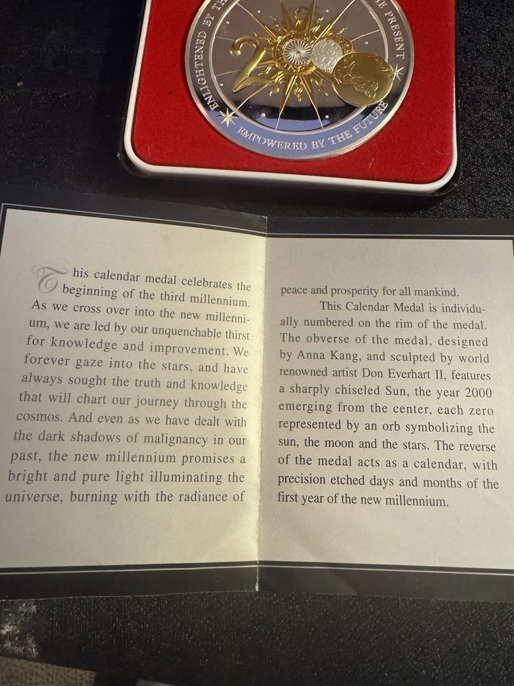 The Millennium 2000 Calendar Metal