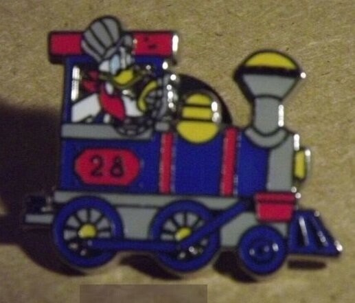 Disney Donald Duck in Train Pin