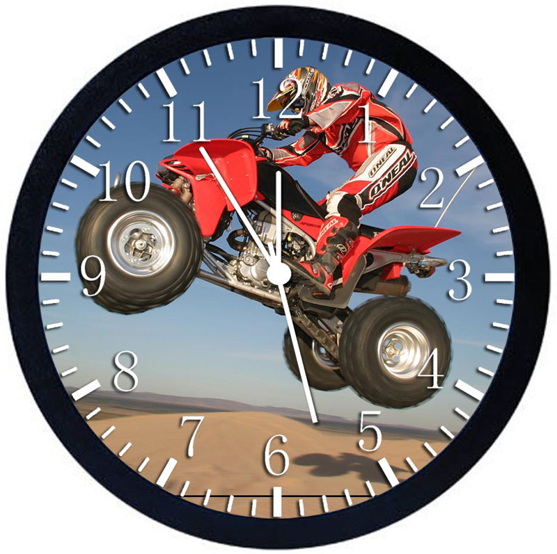 ATV Quad Black Frame Wall Clock Y123