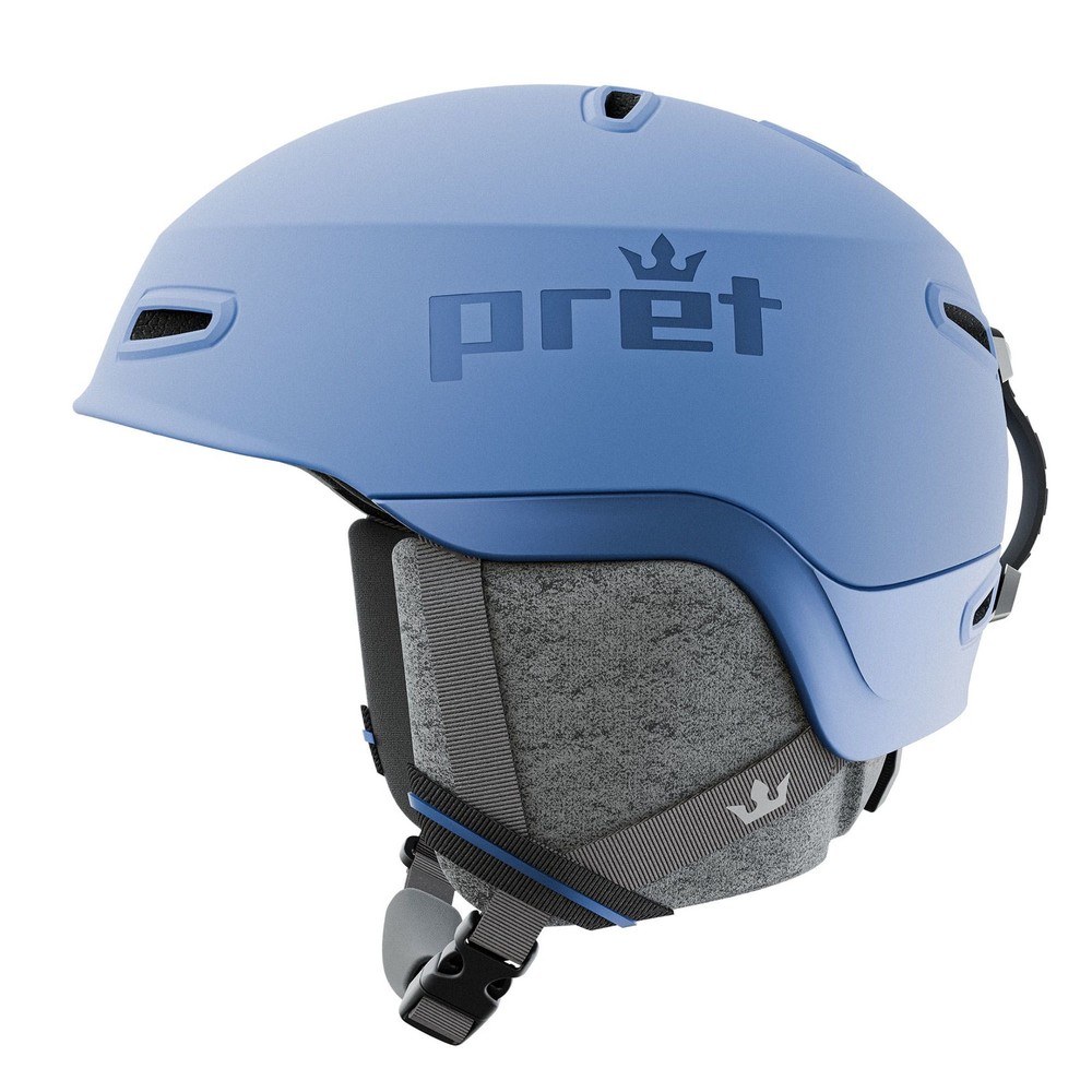 Pret Sol Women's Snow Helmet, Blue, Medium