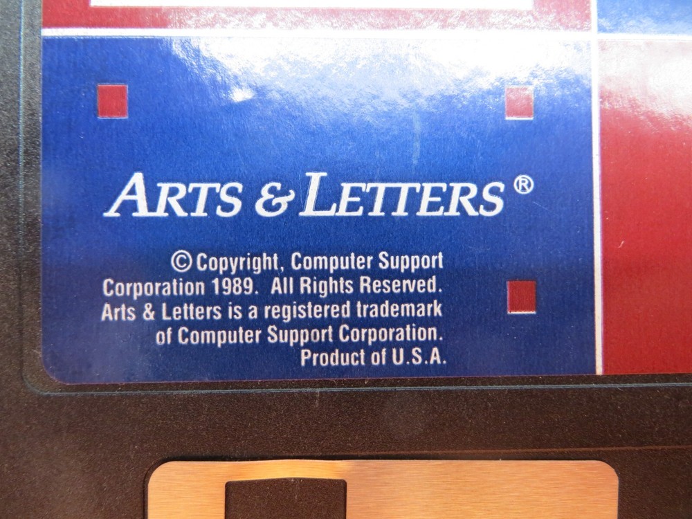 ARTS & LETTERS ImageMaker Logo Collection 1989 Computer 3.5" Floppy Disk