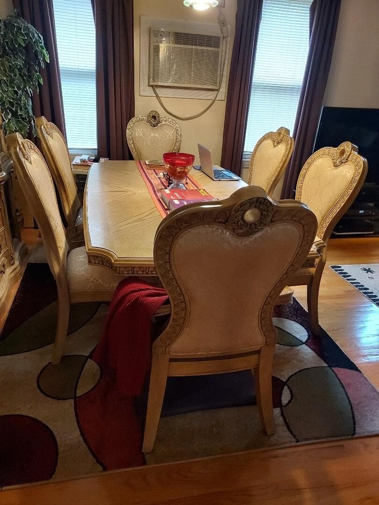 dining table set 6 chairs used