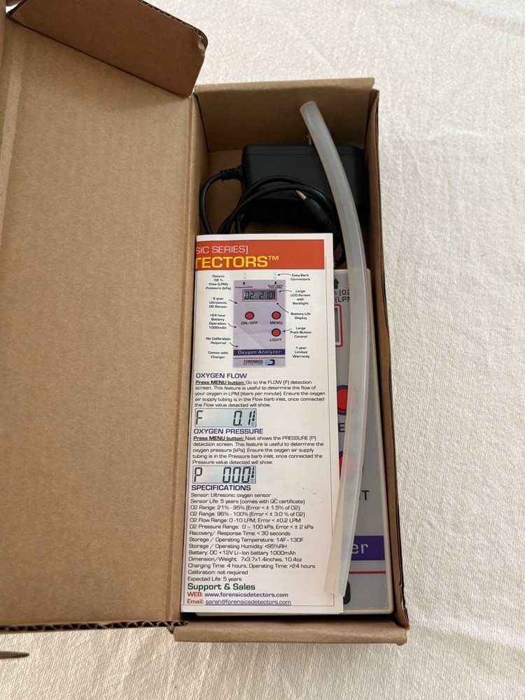 Forensics Detectors Oxygen Analyzer OXY1000 - Free Shipping