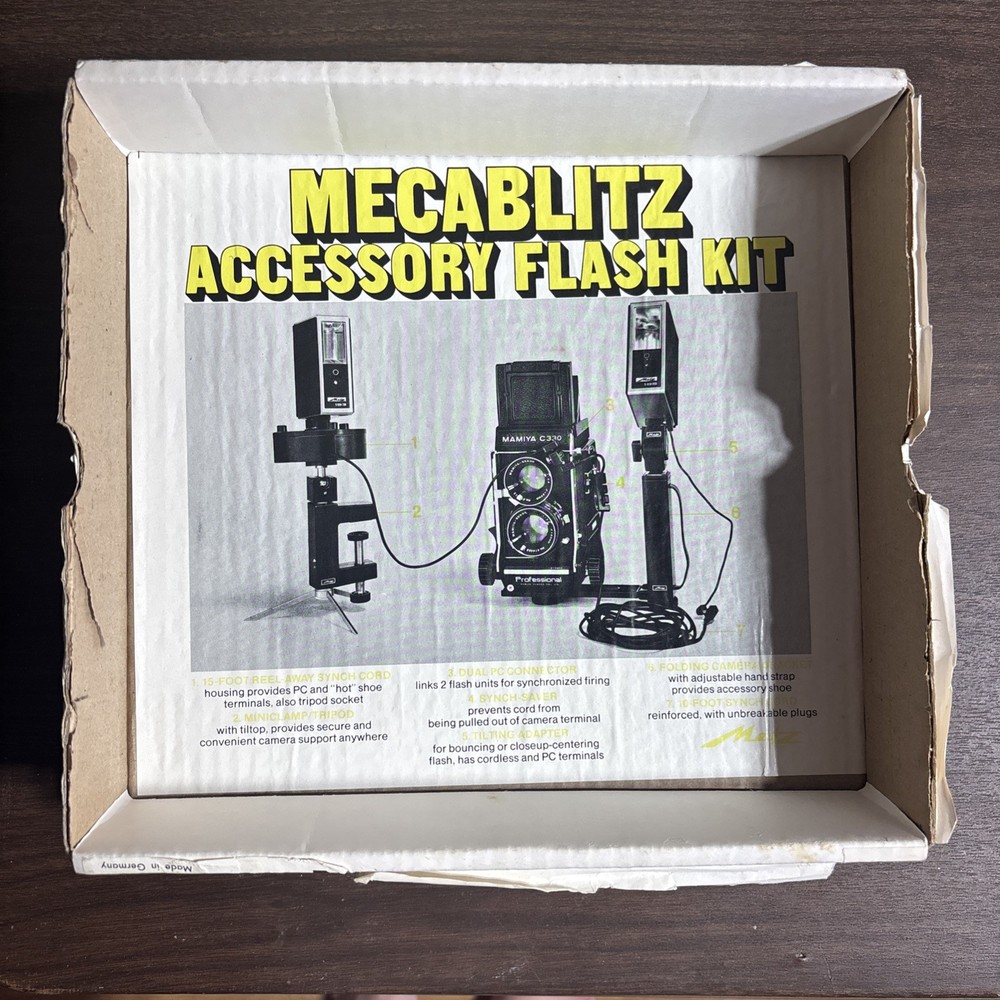 METZ Mecablitz Accessory Flash Kit Vintage Camera Mount