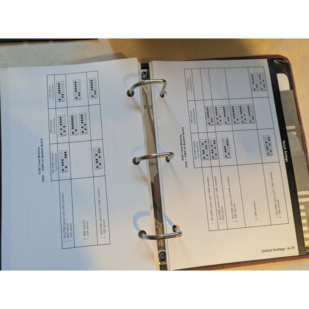 1986 IBM Reference Guide To Operations Personal Computer XT 6322511 5.25" Floppy