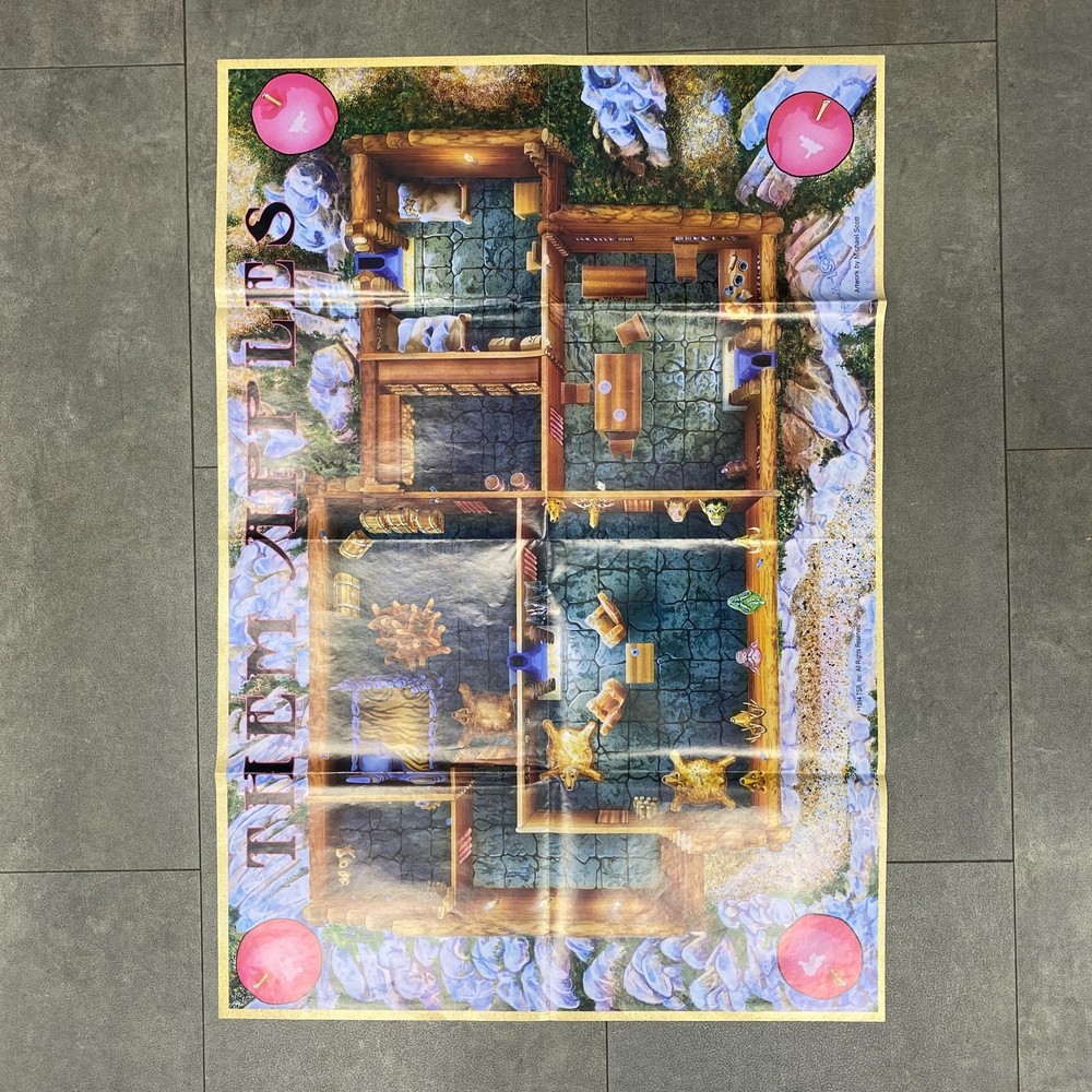 THEM APPLES MAP FROM DUNGEON MAGAZINE #48 ADVANCED DUNGEONS & DRAGONS AD&D