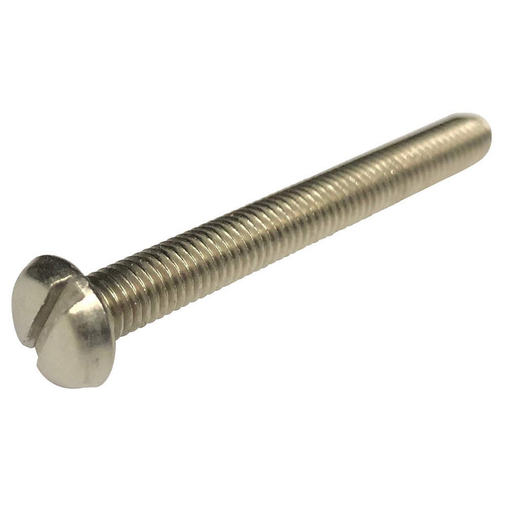GRAINGER APPROVED 1ZY35 MS,#10-32,Plain,3/4"L,100PK 1ZY35