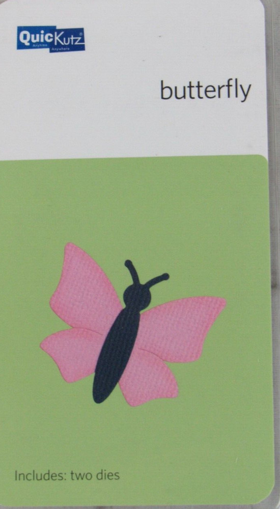 QuicKutz Butterfly 2x2, 2 Cutting Die Set KS-0799