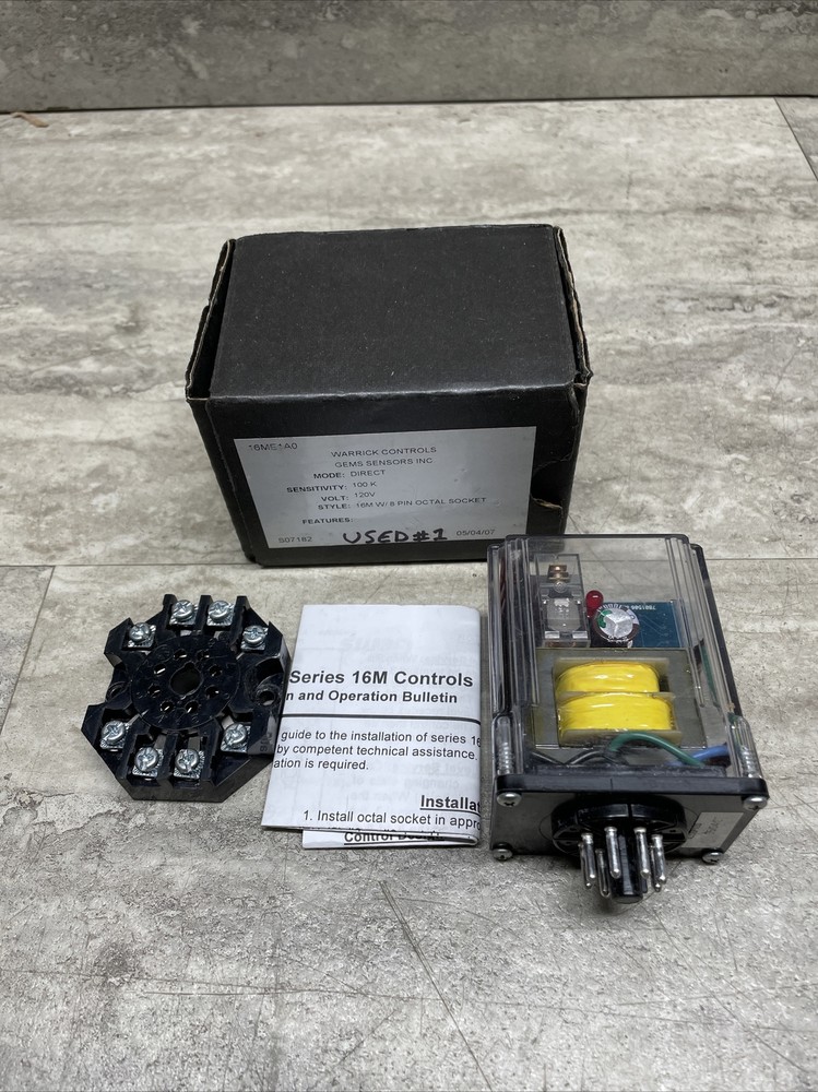 Warrick Controls GEMS 16ME1A0 Liquid Level Control Plug In Module