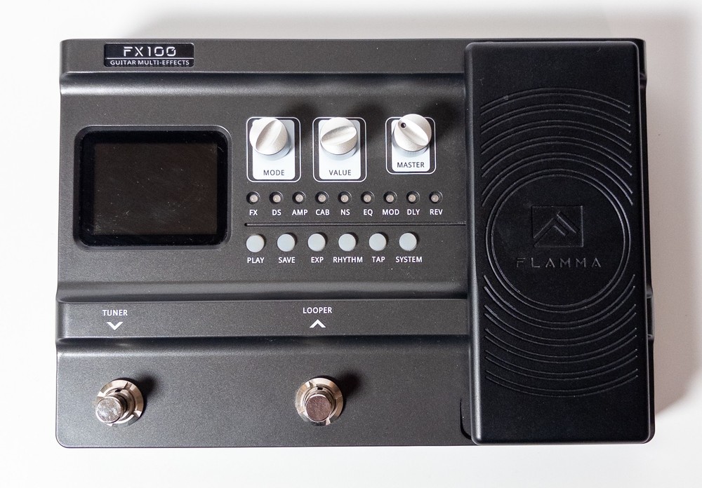 FLAMMA FX100 Guitar Multi Effects Processor Tested Working w/ Adapter