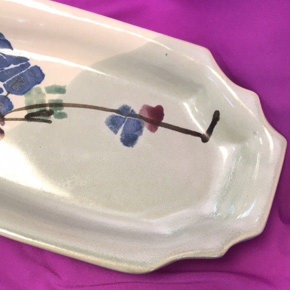 Kent Follette Signed Pottery Dish