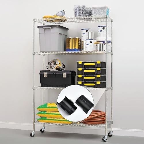 200 Pack Wire Shelf Lock Clips - 1" Replacement Clips for Wire Shelving System