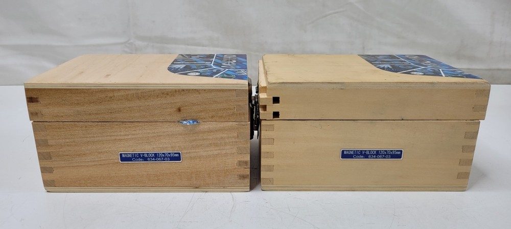 ACCUD DIGITAL DEPTH CALIPER, WIRELESS DATA TRANSFER SYSTEM, MAGNETIC V-BLOCK KIT