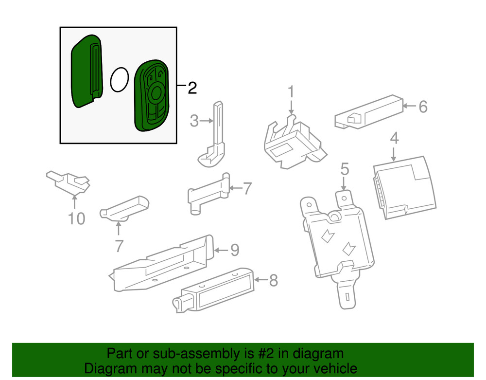 Genuine GM Remote Start Kit 84649018