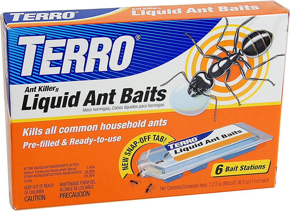TERRO LIQUID ANT BAITS 2 BOXES (12 BAITS)