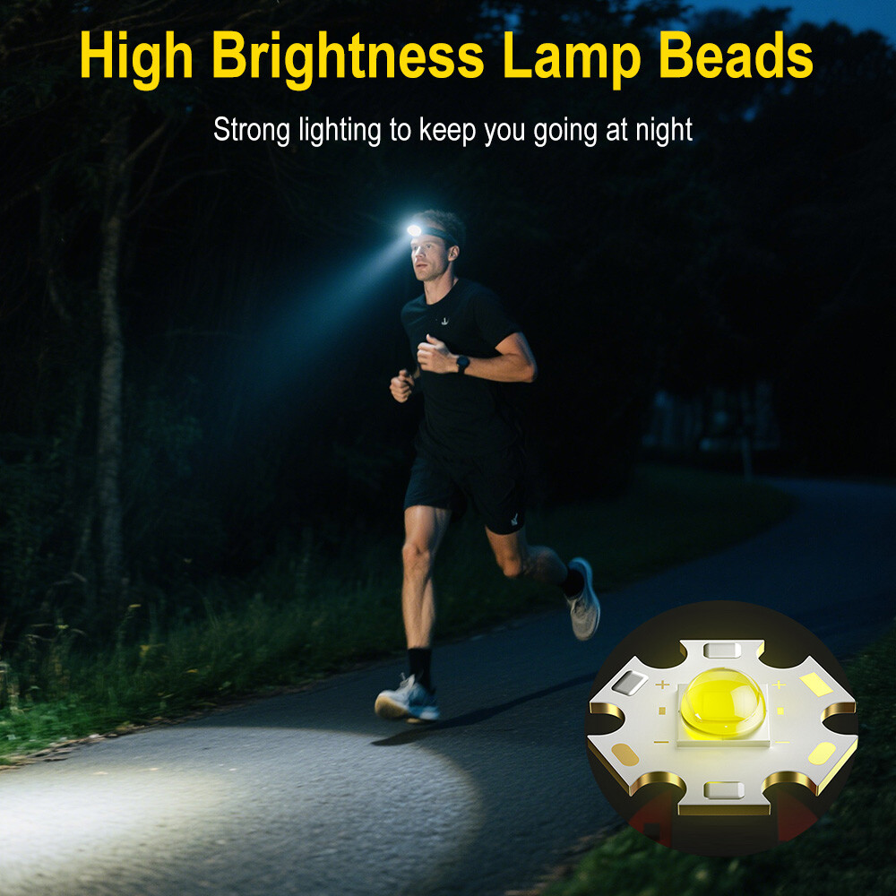 5000LM USB Rechargeable Waterproof LED Headlamp Headlight Head Light Flashlight