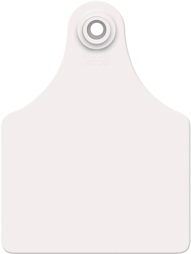 Allflex Global Large Blank Calf Ear Tags 25 Count White