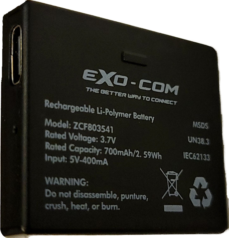 Uclear Exo-Com Replacement Spare Battery Replacement Parts