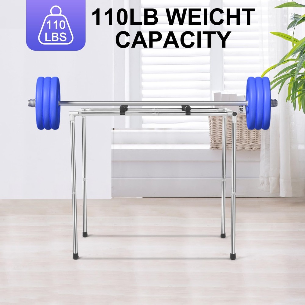 Adjustable Piano Keyboard Stand Stainless Steel Frame Electronic Space Saving