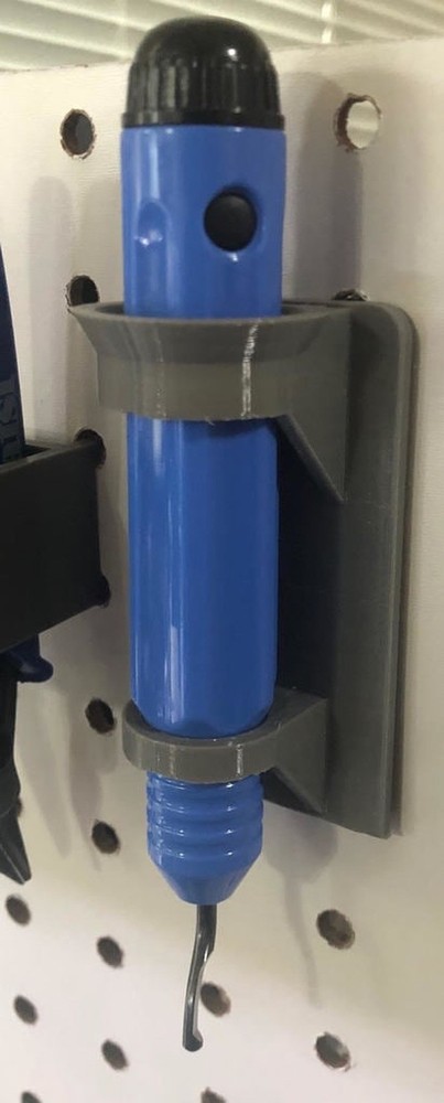 Deburring Tool Pegboard Mount - Workshop Organization Storage Holder for Deburre