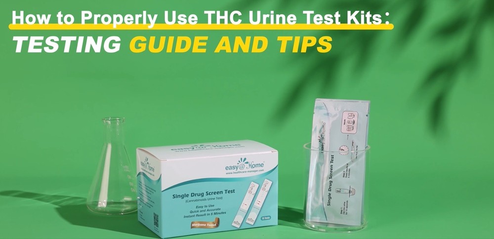 THC Single Panel Drug Test Kit - 20 Pack, Easy Home Testing for Marijuana Use