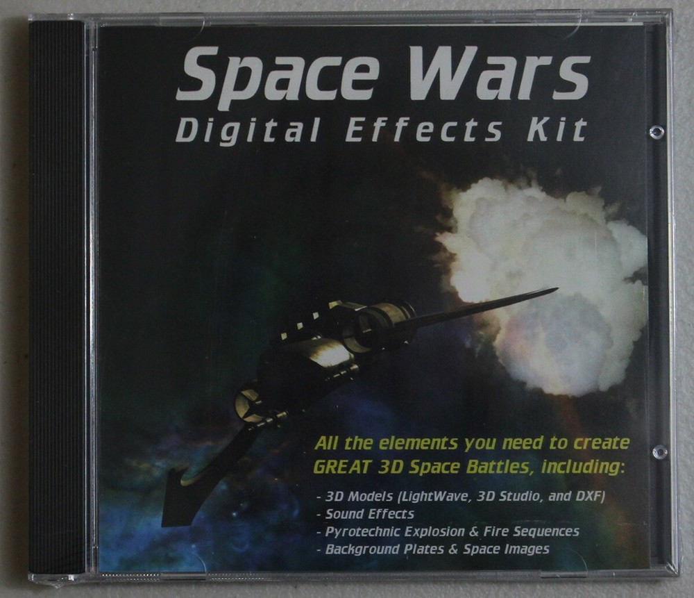 Space Wars Digital Effects Kit - 3D Models, Sound FX, Textures, Pyro Effects NEW