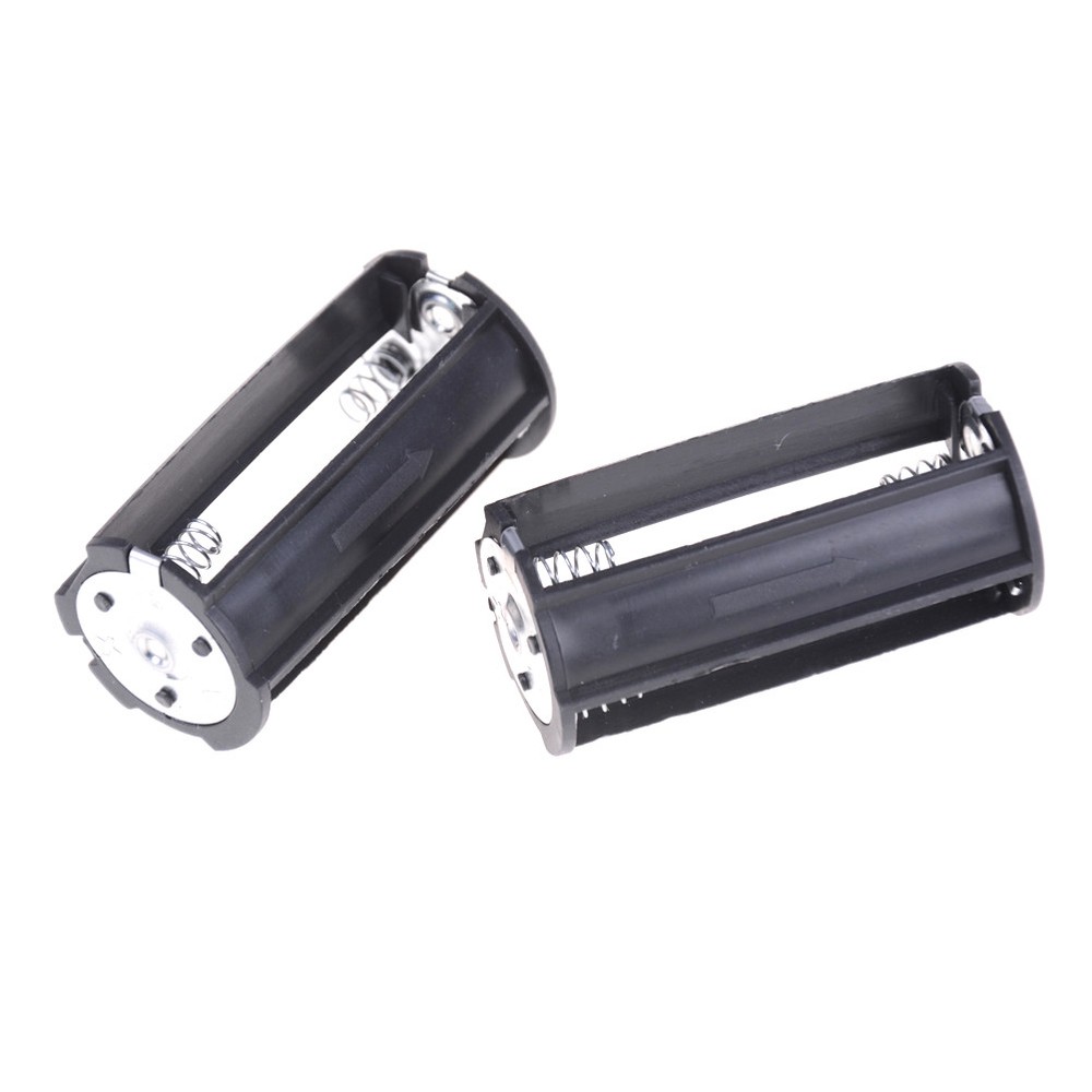 2Pcs 3 x AA Battery Plastic Holder Box Case  for Flashlight Torch