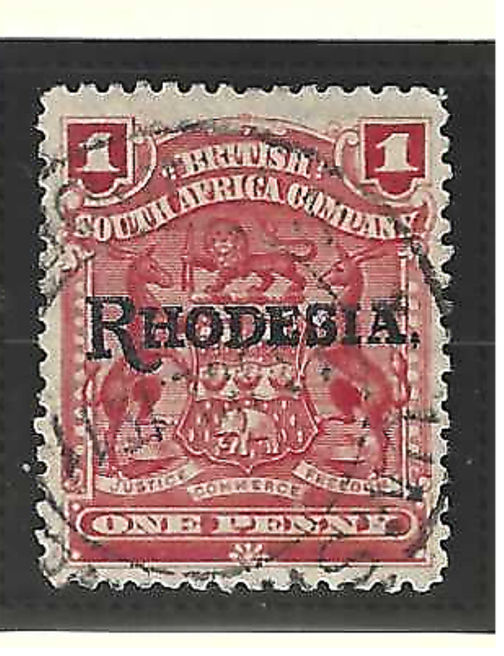 Rhodesia Stamp Scott #83, Used Hinged