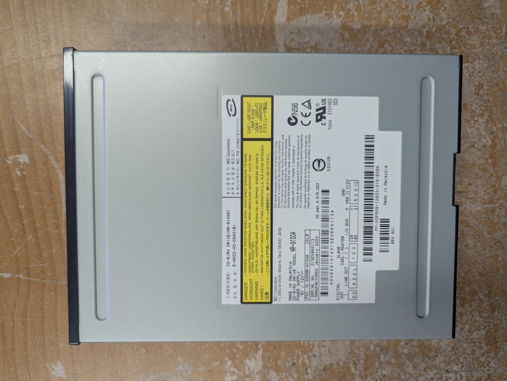 NEC IDE CD-R/RW Model: NR-9100A