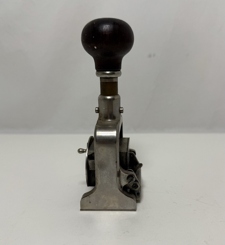 Vintage Bates Numbering Machine 5 Wheels Style Duplicate Consective Repeat