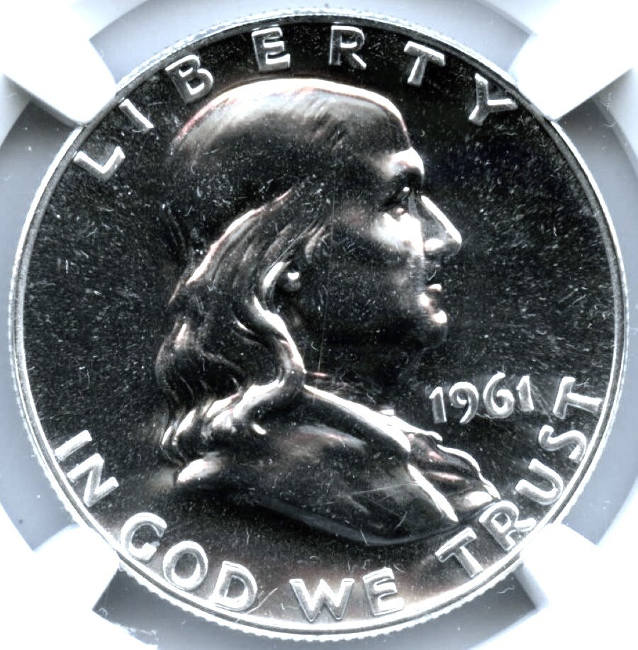1961 Franklin Half Dollar, NGC PF 69