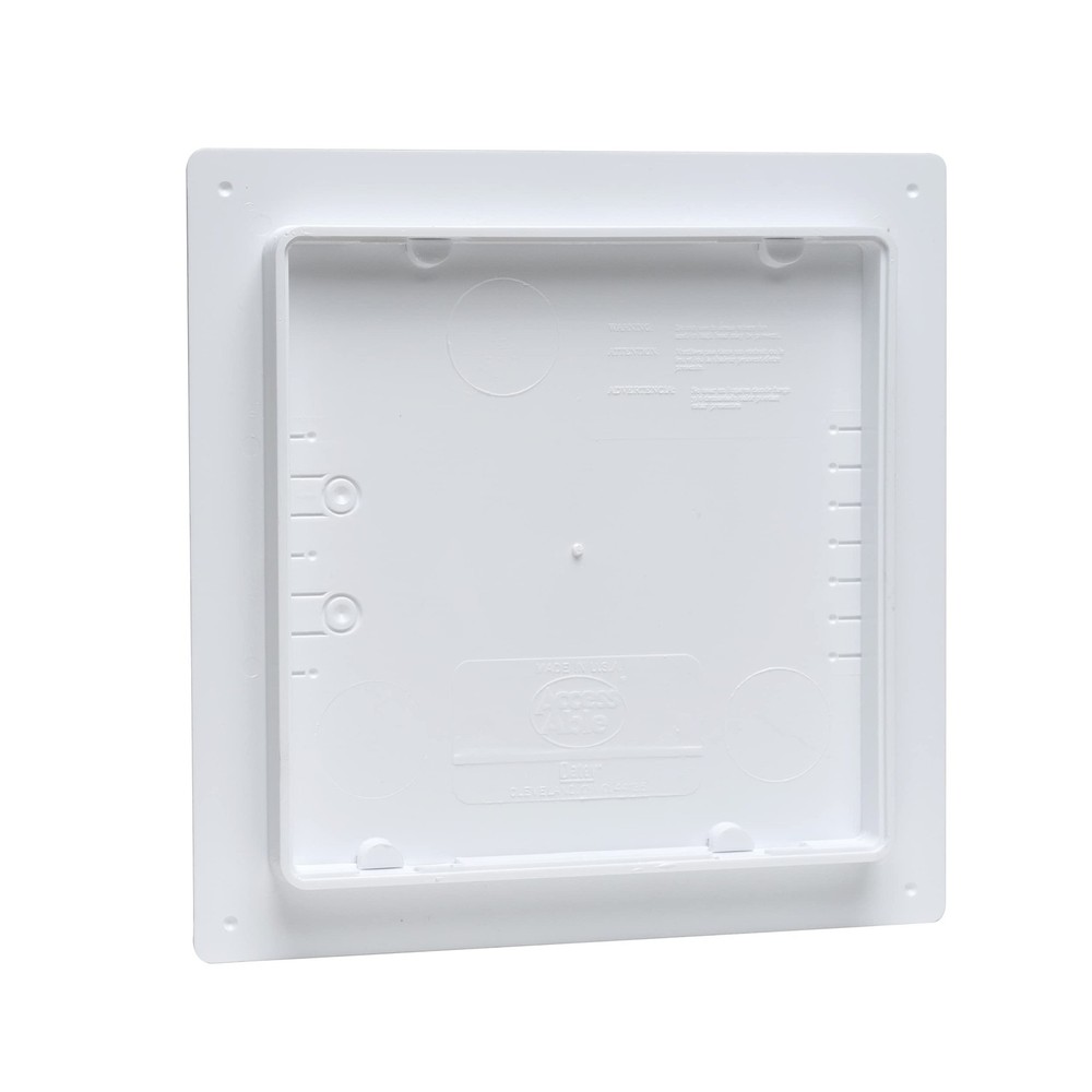 8x8" White Plastic Access Panel for Plumbing Wall and Ceiling 34045