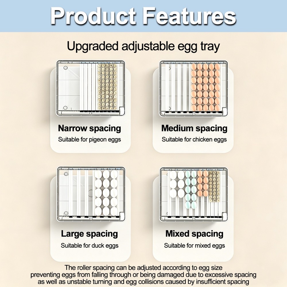 Incubators for Hatching 120 Eggs, Incubator, Automatic Egg Turning