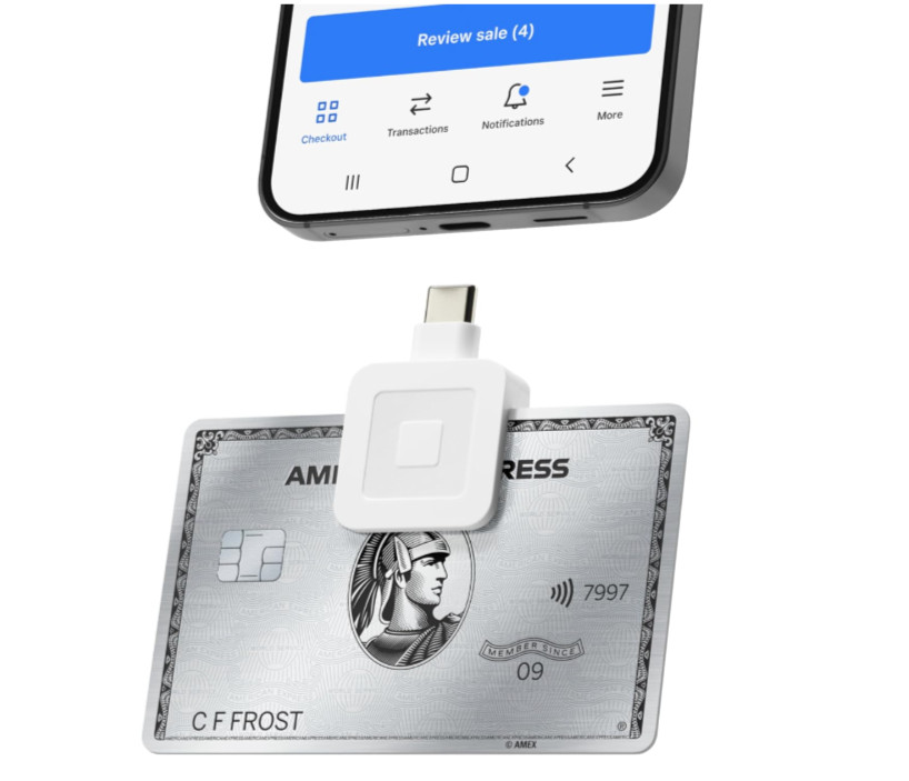 Credit Card Reader Chip Machine for magstripe (USB-C)
