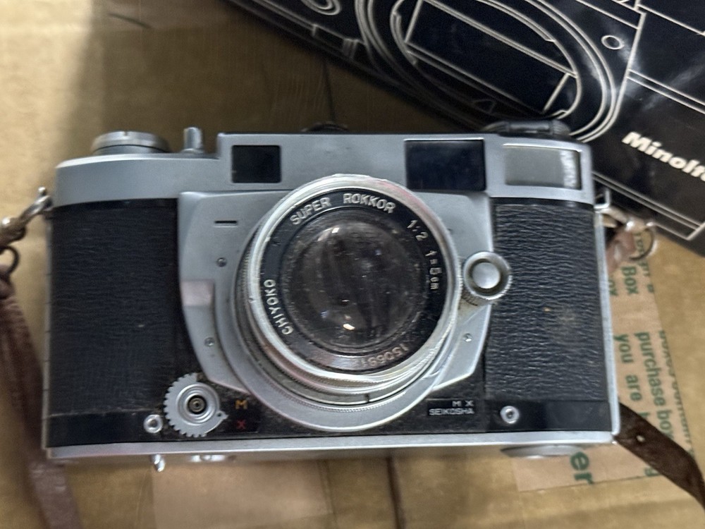 Minolta Super A Rangefinder Camera Super Rokkor Chiyoko